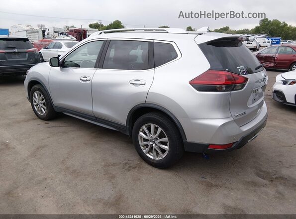 KNMAT2MV2KP520546 2019 NISSAN ROGUE Silver Trasero izquierdo