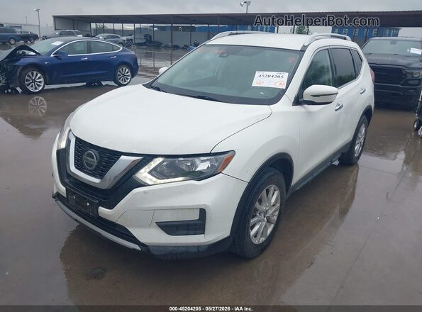 KNMAT2MV2KP540392 2019 NISSAN ROGUE White Առջևի ձախ երեք քառորդ տեսարան