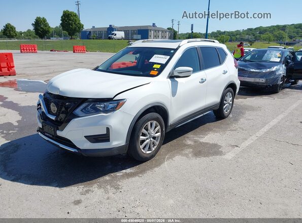 KNMAT2MV2LP524324 2020 NISSAN ROGUE White Vista tres cuartos delantera izquierda