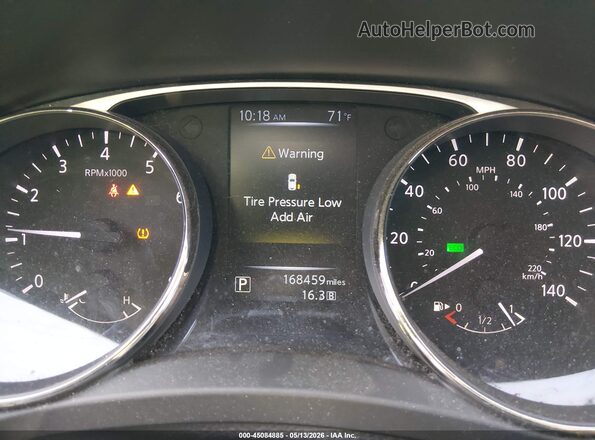 KNMAT2MV3GP658894 2016 NISSAN ROGUE Silver Вид задніх сидінь