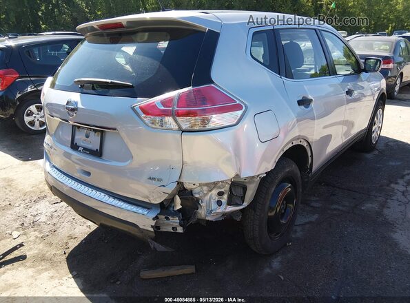 KNMAT2MV3GP658894 2016 NISSAN ROGUE Silver Вид спереду