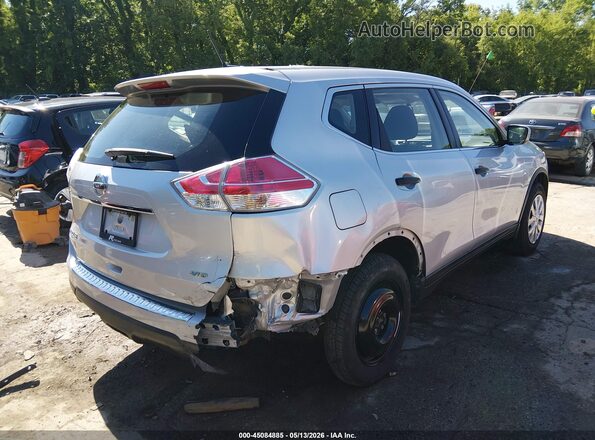 KNMAT2MV3GP658894 2016 NISSAN ROGUE Silver Задня права чверть
