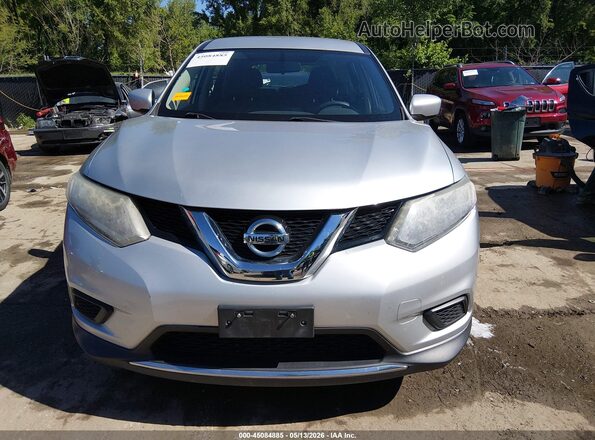 KNMAT2MV3GP658894 2016 NISSAN ROGUE Silver Вид задньої частини салону