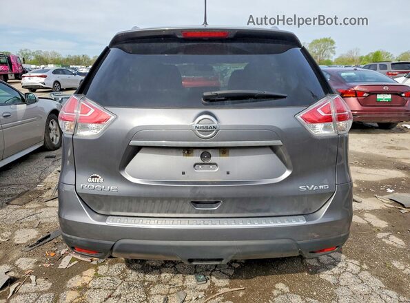 KNMAT2MV3GP677347 2016 NISSAN ROGUE Silver უკანა ხედი