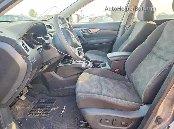 KNMAT2MV3GP677347 2016 NISSAN ROGUE Silver წინა სალონის ხედი