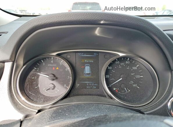KNMAT2MV3GP677347 2016 NISSAN ROGUE Silver ხელსაწყოთა პანელის ხედი