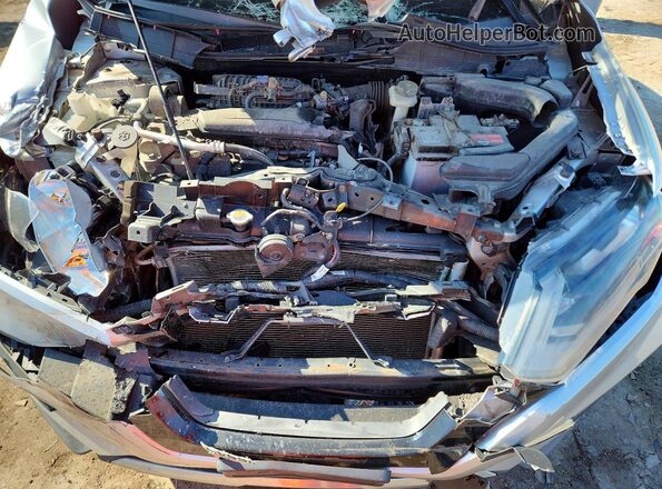 KNMAT2MV3HP504378 2017 NISSAN ROGUE Silver Вид підкапотного простору