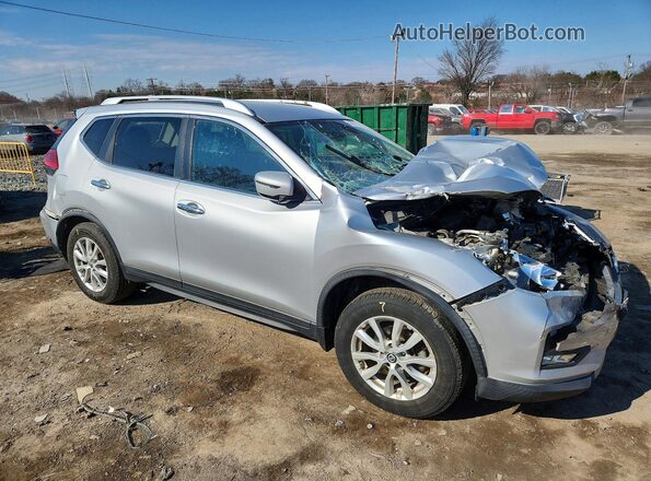 KNMAT2MV3HP504378 2017 NISSAN ROGUE Silver Передня права чверть