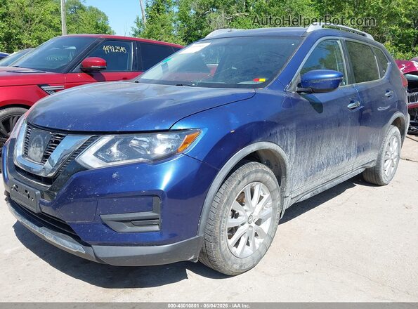KNMAT2MV3HP603296 2017 NISSAN ROGUE Blue Передня ліва чверть