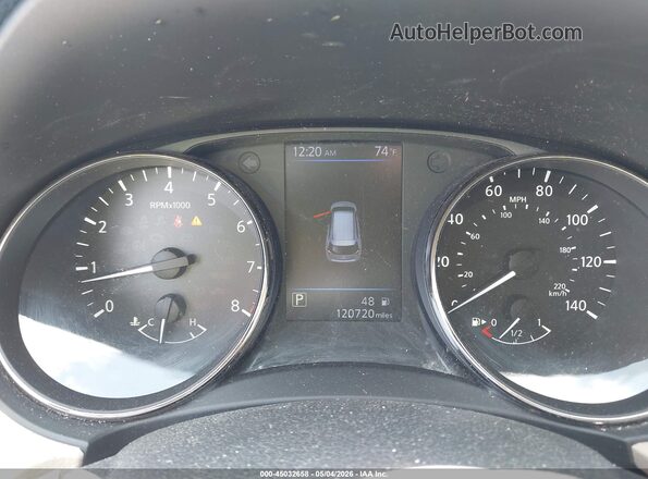 KNMAT2MV3JP612490 2018 NISSAN ROGUE White Հետևի նստատեղերի տեսք