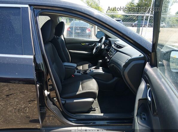 KNMAT2MV3KP558657 2019 NISSAN ROGUE Black წინა სალონის ხედი