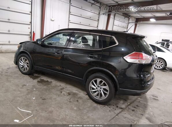 KNMAT2MV4GP676496 2016 NISSAN ROGUE Black Հետևի ձախ