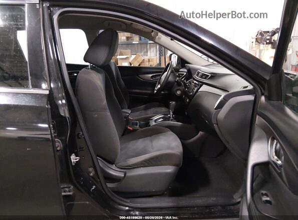 KNMAT2MV4GP676496 2016 NISSAN ROGUE Black Սալոնի դիմացի տեսք