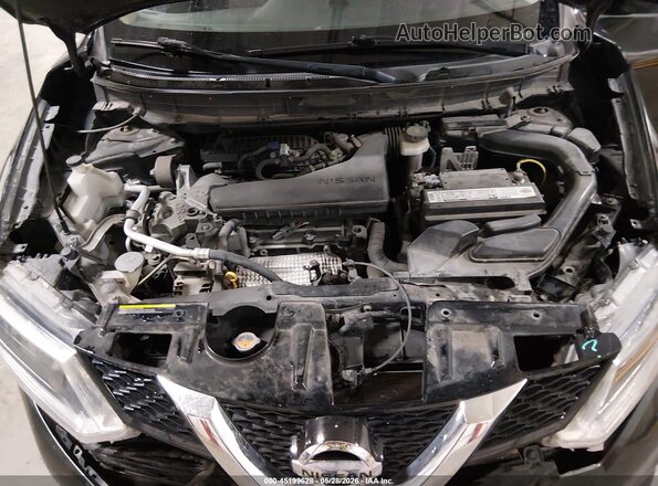 KNMAT2MV4GP676496 2016 NISSAN ROGUE Black Հետևի տեսք