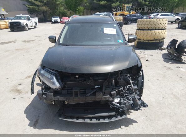 KNMAT2MV4GP679754 2016 NISSAN ROGUE Black ხელსაწყოთა პანელის ხედი