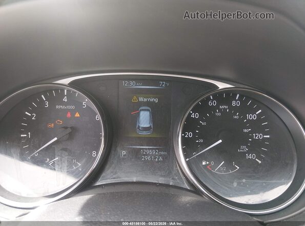 KNMAT2MV4GP679754 2016 NISSAN ROGUE Black უკანა სავარძლების ხედი
