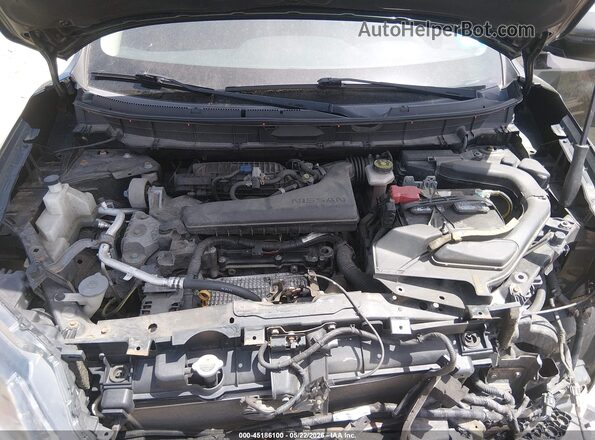 KNMAT2MV4GP679754 2016 NISSAN ROGUE Black ძრავის განყოფილების ხედი