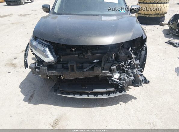 KNMAT2MV4GP679754 2016 NISSAN ROGUE Black წინა ხედი