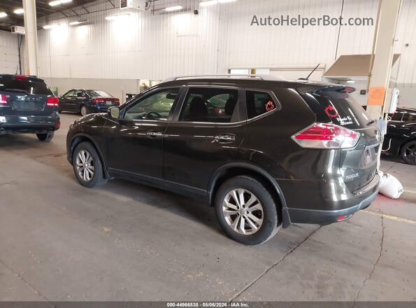 KNMAT2MV4GP715944 2016 NISSAN ROGUE Gray Задня ліва чверть