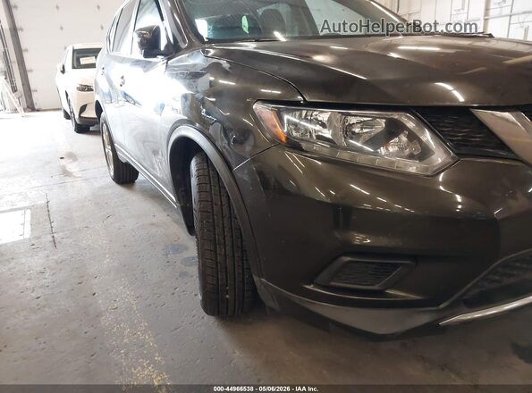KNMAT2MV4GP715944 2016 NISSAN ROGUE Gray Вид спереду