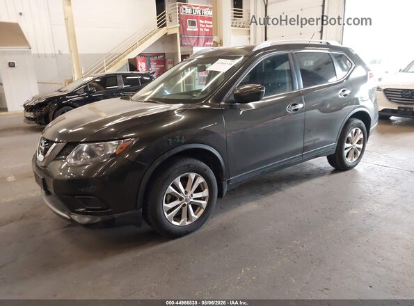KNMAT2MV4GP715944 2016 NISSAN ROGUE Gray Передня ліва чверть