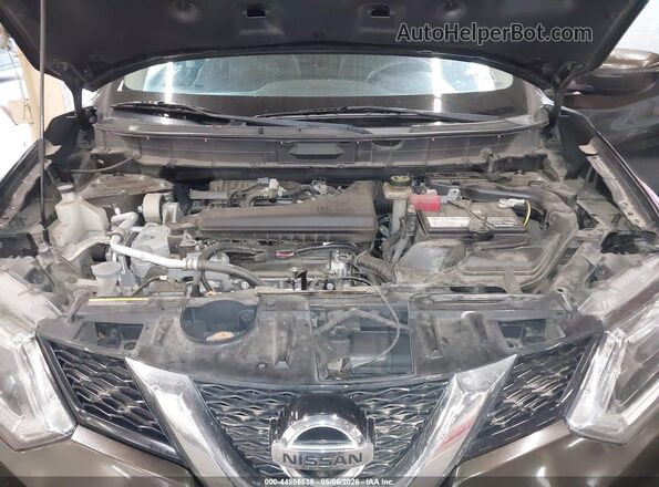 KNMAT2MV4GP715944 2016 NISSAN ROGUE Gray Вид ззаду