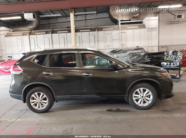 KNMAT2MV4GP715944 2016 NISSAN ROGUE Gray Вид задньої частини салону