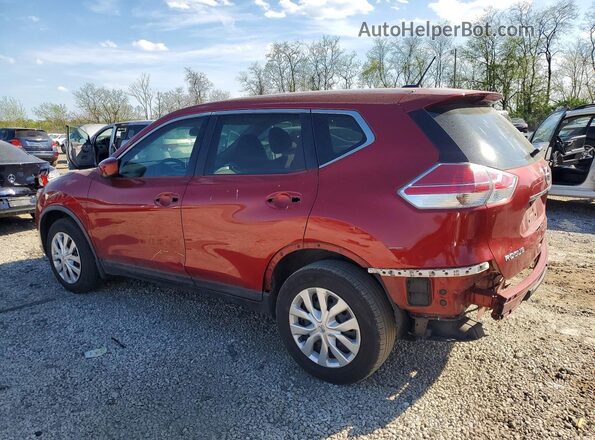 KNMAT2MV4GP728077 2016 NISSAN ROGUE Red 