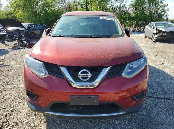 KNMAT2MV4GP728077 2016 NISSAN ROGUE Red 
