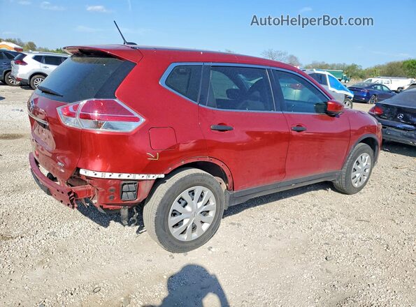 KNMAT2MV4GP728077 2016 NISSAN ROGUE Red 
