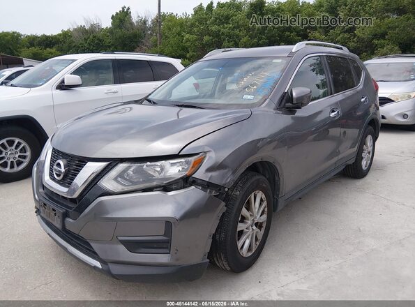 KNMAT2MV4HP567148 2017 NISSAN ROGUE Gray წინა მარცხენა ხედი სამი მეოთხედიდან