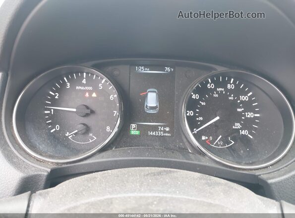 KNMAT2MV4HP567148 2017 NISSAN ROGUE Gray უკანა სავარძლების ხედი