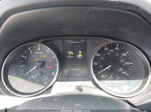 KNMAT2MV4HP619586 2017 NISSAN ROGUE Black Հետևի նստատեղերի տեսք