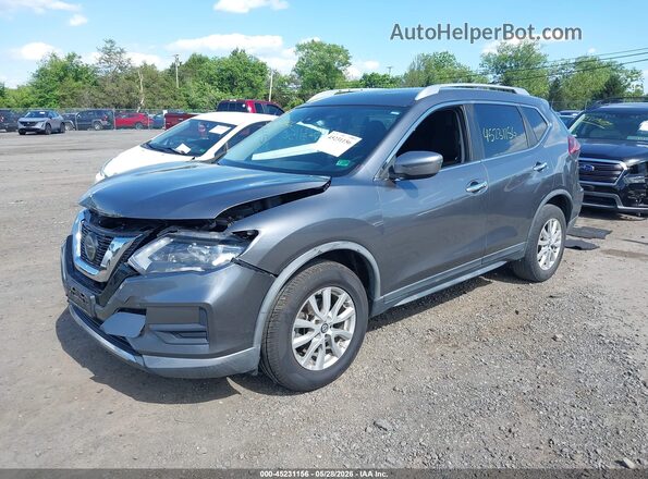 KNMAT2MV4KP508558 2019 NISSAN ROGUE Серый Передняя левая четверть