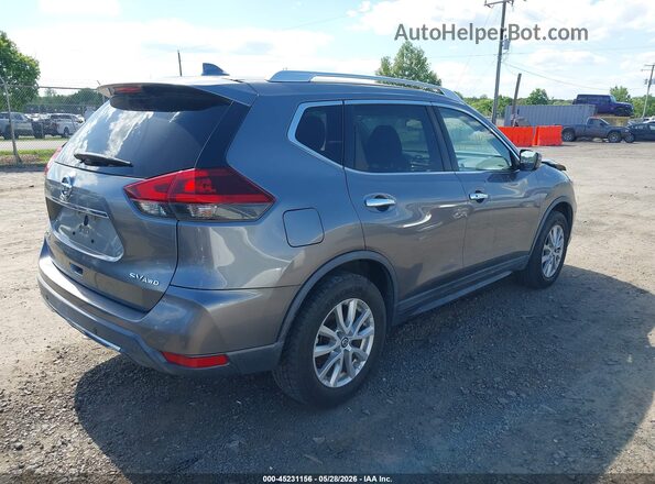 KNMAT2MV4KP508558 2019 NISSAN ROGUE Серый Задняя правая четверть