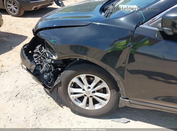 KNMAT2MV5GP624939 2016 NISSAN ROGUE Black Դիմացի տեսք