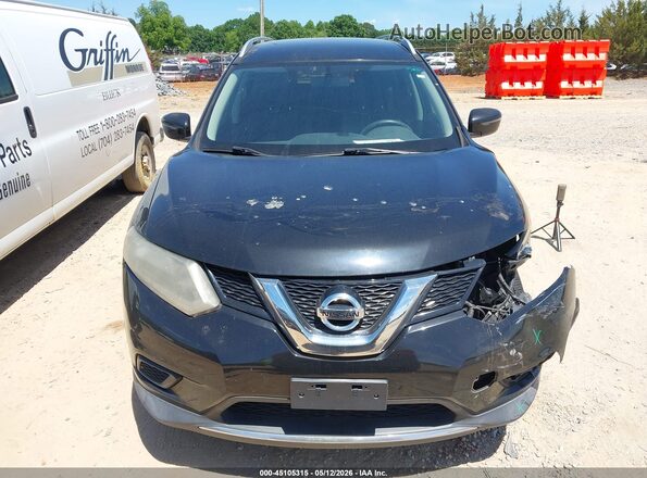 KNMAT2MV5GP624939 2016 NISSAN ROGUE Black Սարքավորումների վահանակի տեսք