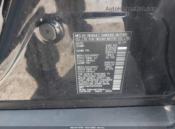 KNMAT2MV5JP543401 2018 NISSAN ROGUE  