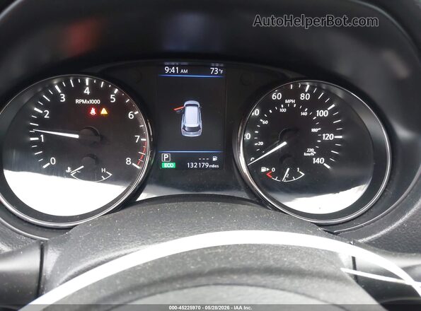 KNMAT2MV5JP595076 2018 NISSAN ROGUE Blue უკანა სავარძლების ხედი