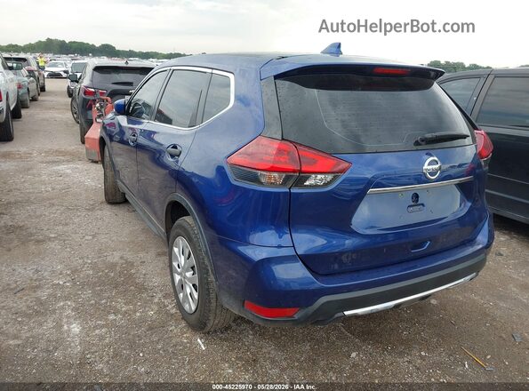 KNMAT2MV5JP595076 2018 NISSAN ROGUE Blue უკანა მარცხენა
