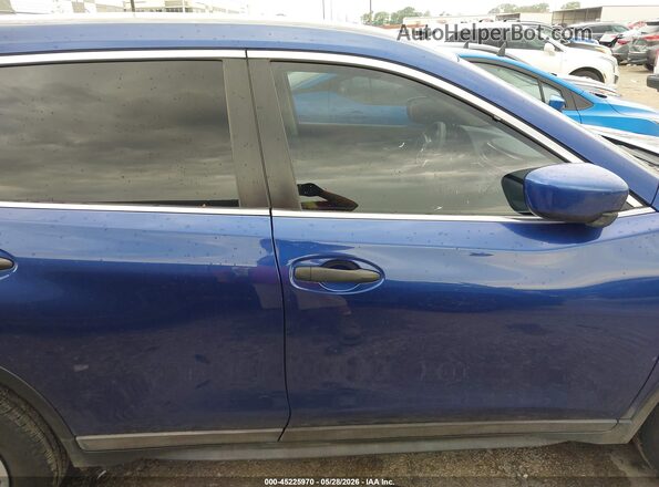 KNMAT2MV5JP595076 2018 NISSAN ROGUE Blue უკანა სალონის ხედი