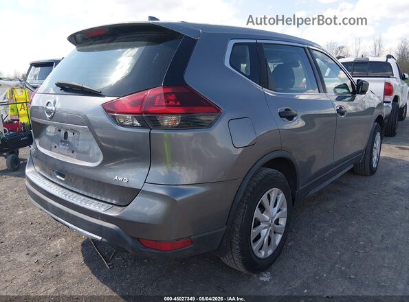 KNMAT2MV5KP508567 2019 NISSAN ROGUE Gray Trasero derecho