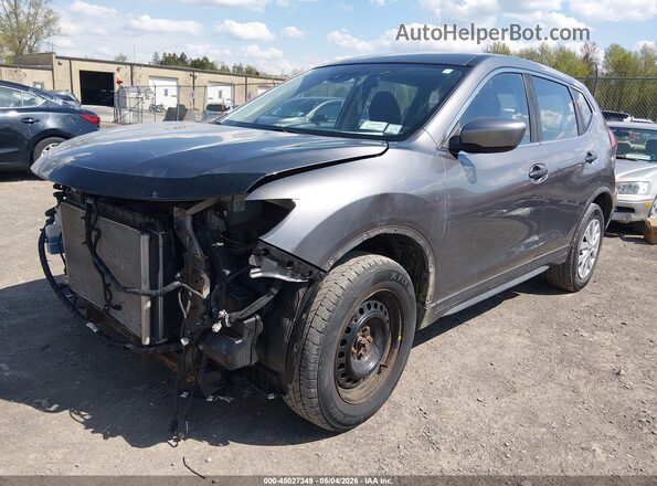 KNMAT2MV5KP508567 2019 NISSAN ROGUE Gray Vista tres cuartos delantera izquierda