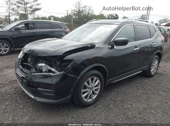 KNMAT2MV5KP521321 2019 NISSAN ROGUE Black Առջևի ձախ երեք քառորդ տեսարան