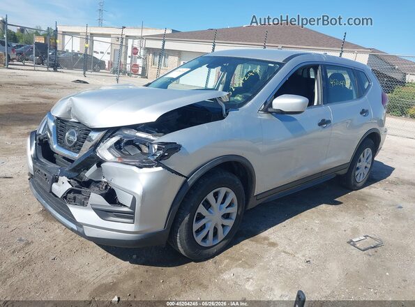 KNMAT2MV5KP560104 2019 NISSAN ROGUE Silver წინა მარცხენა ხედი სამი მეოთხედიდან