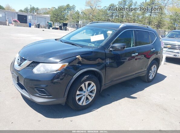 KNMAT2MV6GP623492 2016 NISSAN ROGUE Black Front left