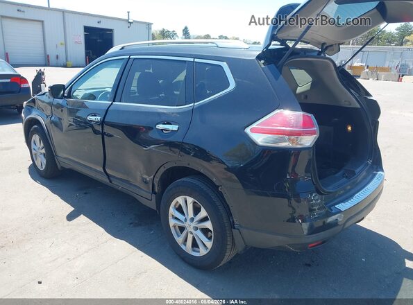 KNMAT2MV6GP623492 2016 NISSAN ROGUE Black Rear left