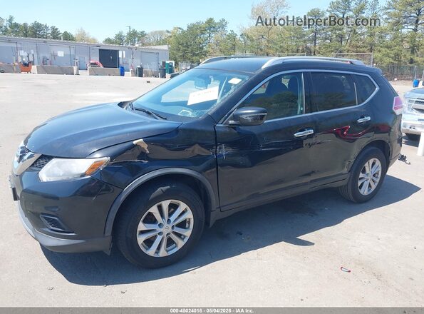 KNMAT2MV6GP623492 2016 NISSAN ROGUE Black Front view