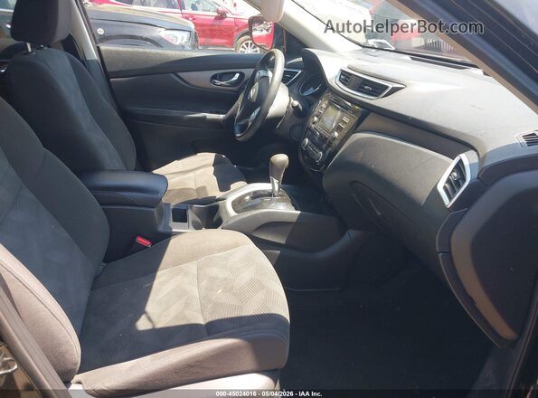 KNMAT2MV6GP623492 2016 NISSAN ROGUE Black Front interior view
