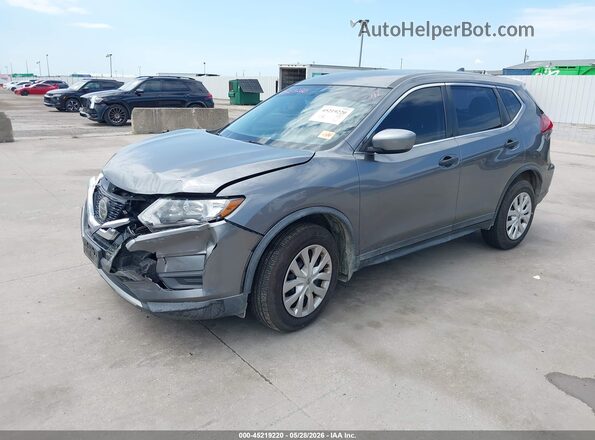 KNMAT2MV6JP506048 2018 NISSAN ROGUE Gray Vista tres cuartos delantera izquierda